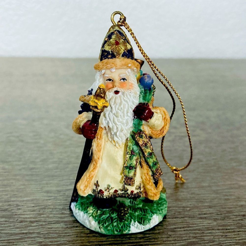 Greece Santa Vintage Christmas Ornament